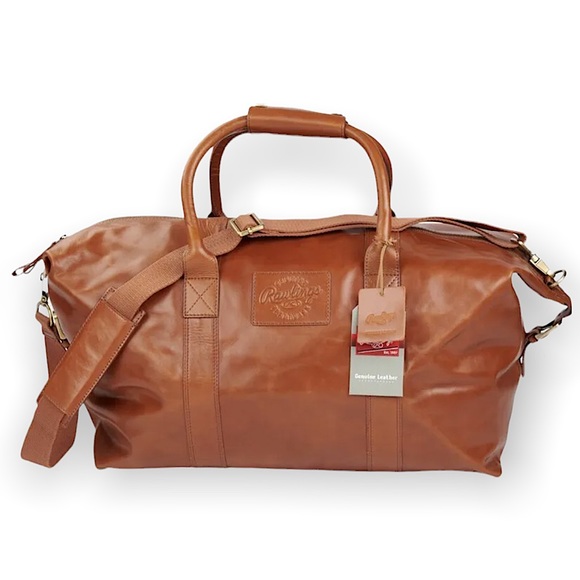 Rawlings Bags Rawlings Estonia Leather Duffle Cognac Tan Poshmark